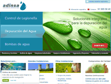 Tablet Screenshot of adinsa.es